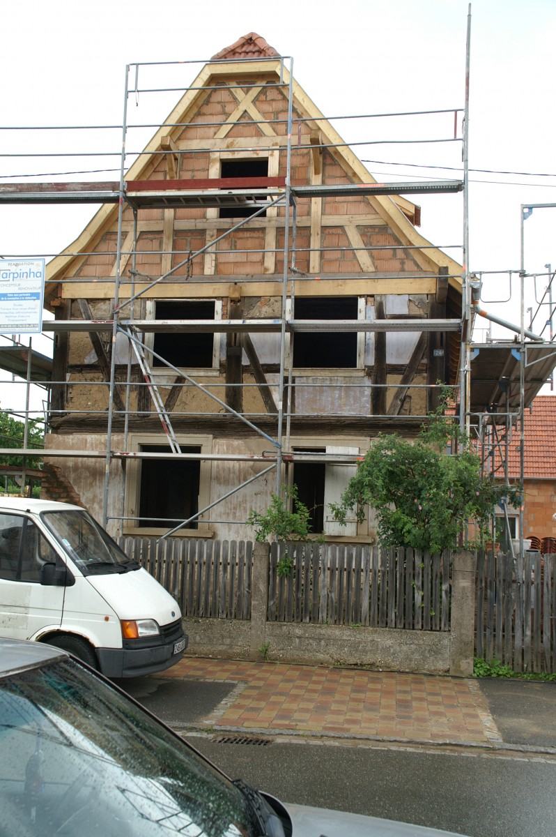 Rénovation d'une maison alsacienne