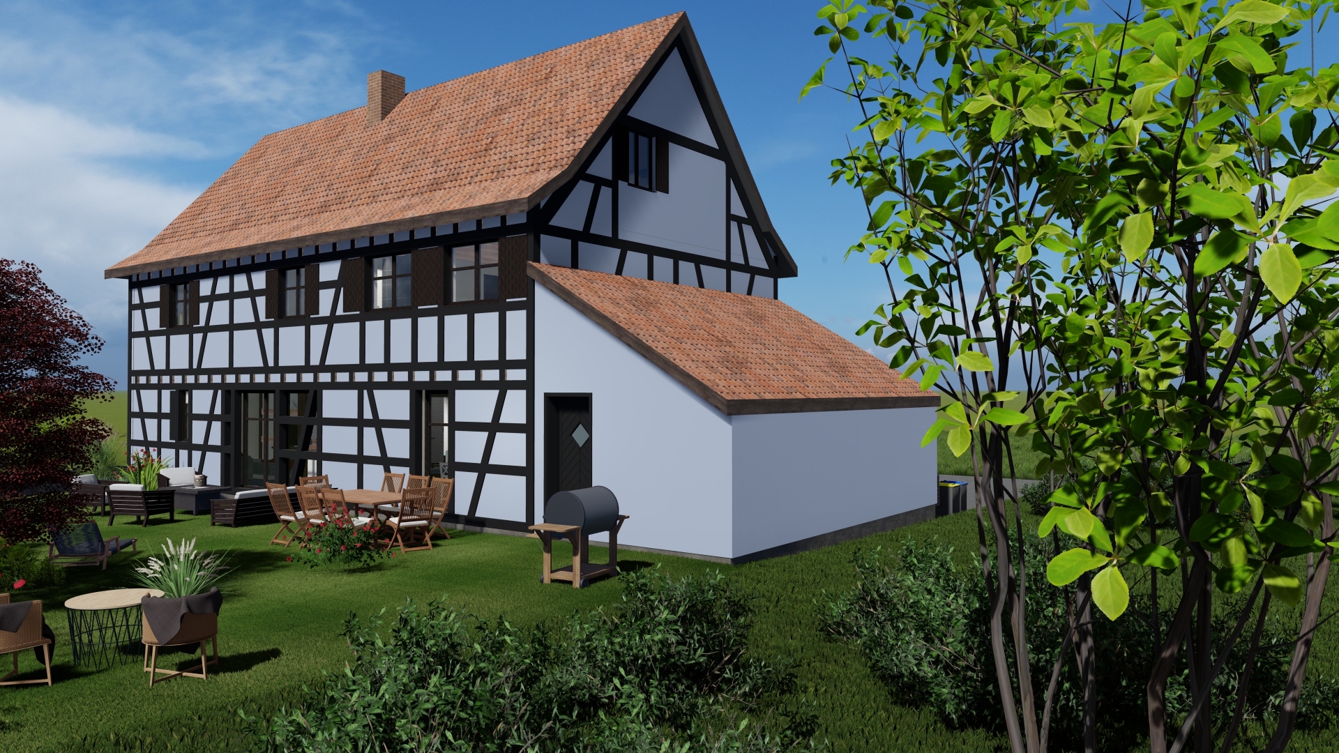 Rénovation d'une maison alsacienne bas-rhin