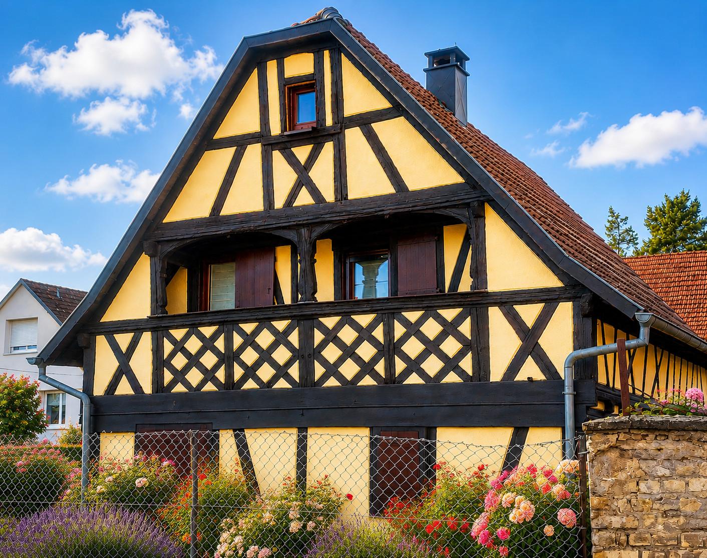 1 Rénovation d'une maison alsacienne
