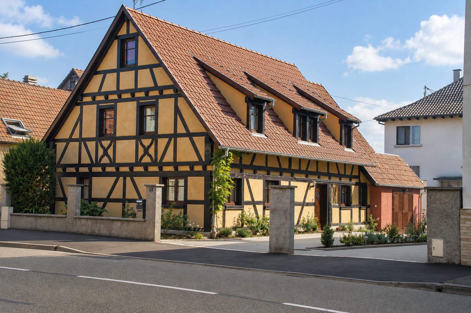 Rénovation d'une maison alsacienne