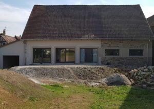 Rénovation d'une grange alsace