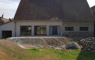 Rénovation d'une grange alsace