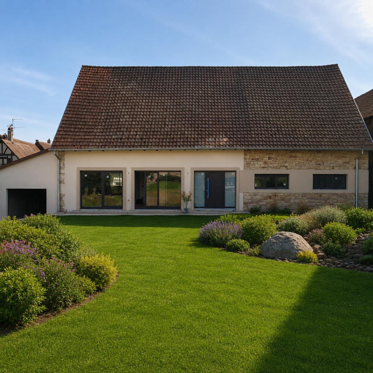 4 Rénovation d'une grange alsace