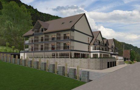 Rénovation d'un hôtel alsace