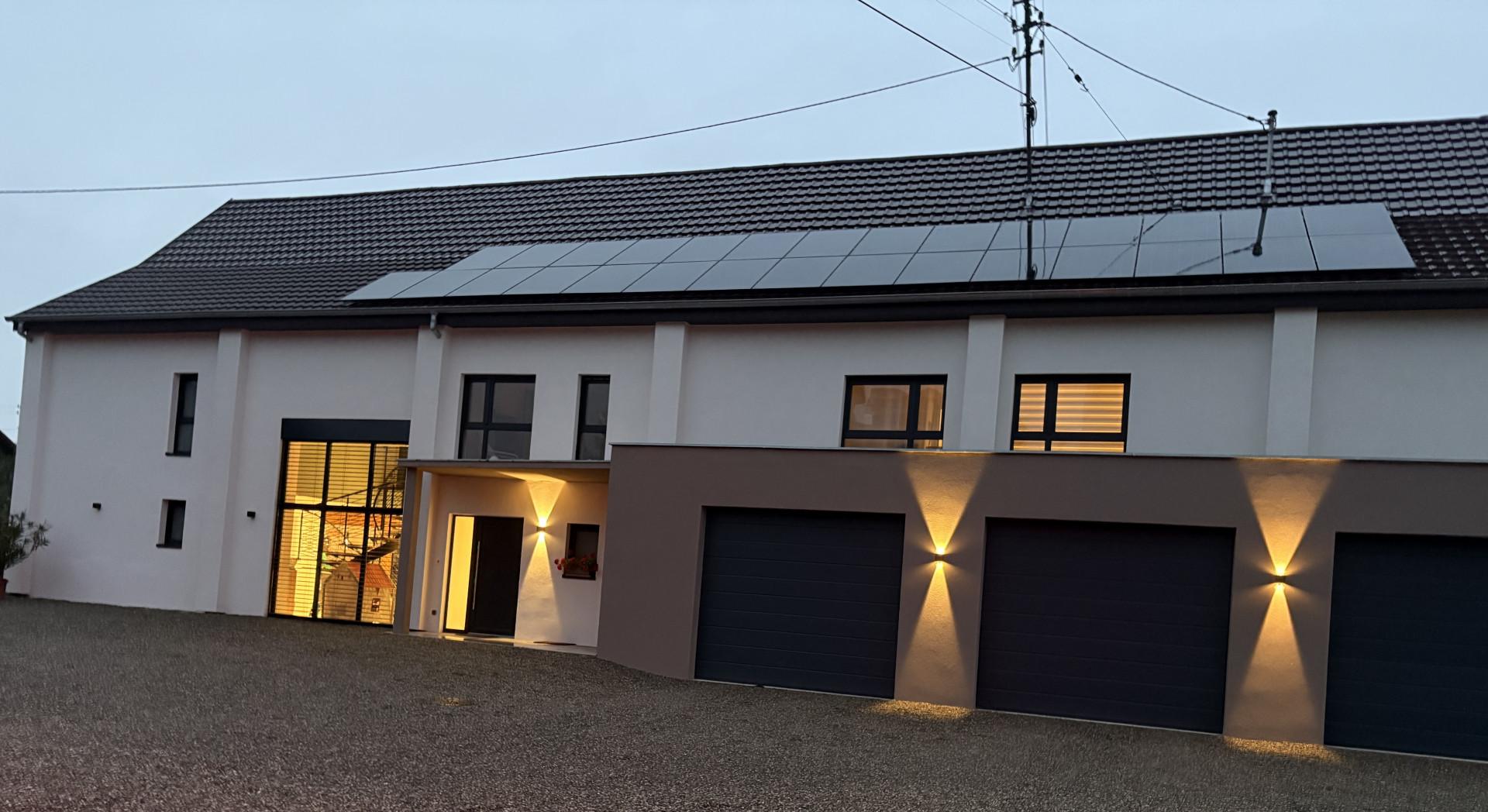 Rénovation d'une grange alsace